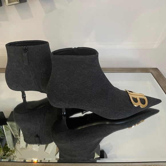 Balenciaga - Denim Booties - Picture 6 of 6